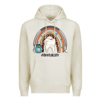 Oatmeal Heather dentallife rainbow Premium Hoodie - JahusDesignShop