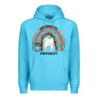 Ocean Blue dentallife rainbow Premium Hoodie - JahusDesignShop