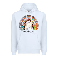 White dentallife rainbow Premium Hoodie - JahusDesignShop