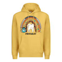 Antique Gold dentallife rainbow Premium Hoodie - JahusDesignShop