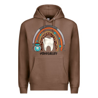Chestnut dentallife rainbow Premium Hoodie - JahusDesignShop