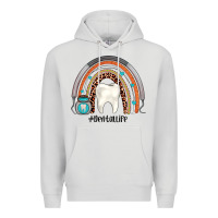 Dove Grey dentallife rainbow Premium Hoodie - JahusDesignShop