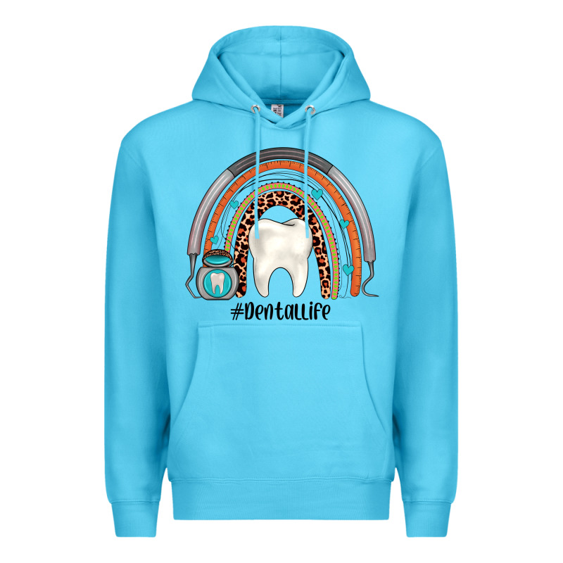 Dentallife Rainbow Premium Hoodie by JahusDesignShop | Teevron