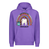 Purple dentallife rainbow Premium Hoodie - JahusDesignShop