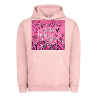 Pigment Salmon nobody fights alone Urban Hoodie - AdoDesignShop