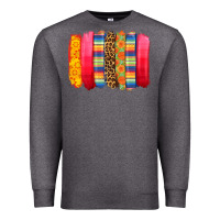Charcoal Heather mexican leopard brushstroke Premium Sweatshirt - Zillion Design Studio