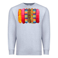 Heather Grey mexican leopard brushstroke Premium Sweatshirt - Zillion Design Studio