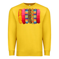 Lemon mexican leopard brushstroke Premium Sweatshirt - Zillion Design Studio