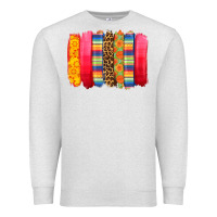 Oatmeal Heather mexican leopard brushstroke Premium Sweatshirt - Zillion Design Studio