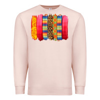 Pale Pink mexican leopard brushstroke Premium Sweatshirt - Zillion Design Studio