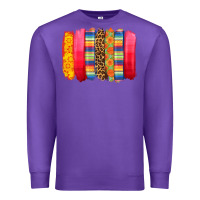 Purple mexican leopard brushstroke Premium Sweatshirt - Zillion Design Studio