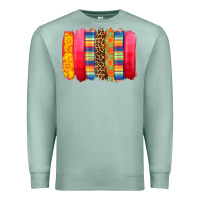 Seafoam mexican leopard brushstroke Premium Sweatshirt - Zillion Design Studio