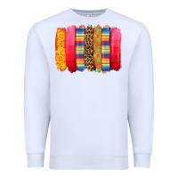White mexican leopard brushstroke Premium Sweatshirt - Zillion Design Studio