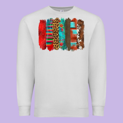 Mexican Brushstroke Premium Sweatshirt Designed By Zillion Design Studio