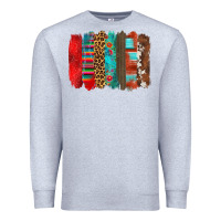 Heather Grey mexican brushstroke Premium Sweatshirt - Zillion Design Studio