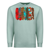 Seafoam mexican brushstroke Premium Sweatshirt - Zillion Design Studio