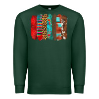 Sports Green mexican brushstroke Premium Sweatshirt - Zillion Design Studio