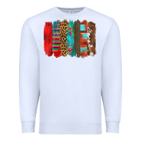 White mexican brushstroke Premium Sweatshirt - Zillion Design Studio