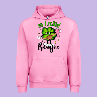 So Luckin Boujee Urban Hoodie Designed By Artiststas
