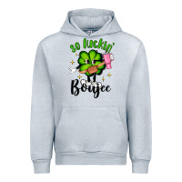 Heather Grey so luckin boujee Urban Hoodie - Artiststas