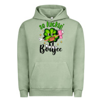Pigment Oil Green so luckin boujee Urban Hoodie - Artiststas