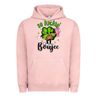 Pigment Salmon so luckin boujee Urban Hoodie - Artiststas