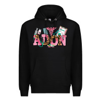 Black adon nurse Premium Hoodie - AdoDesignShop