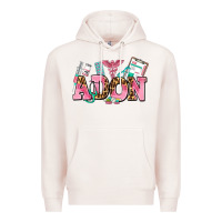 Pale Pink adon nurse Premium Hoodie - AdoDesignShop