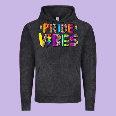Prıde Vıbes Vintage Hoodie Designed By Adodesignshop