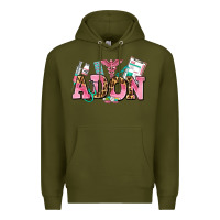Army Green adon nurse Premium Hoodie - AdoDesignShop