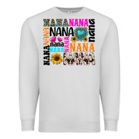 Dove Grey nana gemstone sunflower Premium Sweatshirt - texasbilliewilder