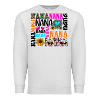 Oatmeal Heather nana gemstone sunflower Premium Sweatshirt - texasbilliewilder