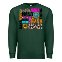Sports Green nana gemstone sunflower Premium Sweatshirt - texasbilliewilder