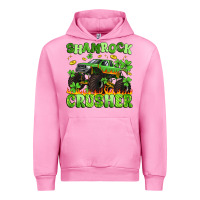 Fuchsia Pink shamrock crusher Urban Hoodie - Artiststas
