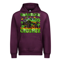 Mauve Wine shamrock crusher Urban Hoodie - Artiststas