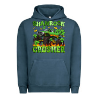 Pigment Midnight Navy shamrock crusher Urban Hoodie - Artiststas