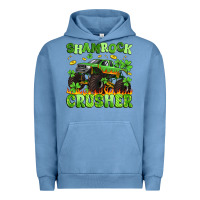 Pigment Pebble Blue shamrock crusher Urban Hoodie - Artiststas