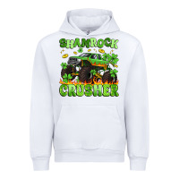 White shamrock crusher Urban Hoodie - Artiststas