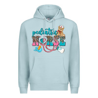 Blue Mist pediatric nurse Premium Hoodie - AdoDesignShop
