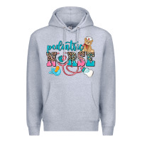 Heather Grey pediatric nurse Premium Hoodie - AdoDesignShop