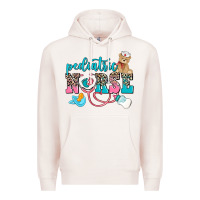 Pale Pink pediatric nurse Premium Hoodie - AdoDesignShop