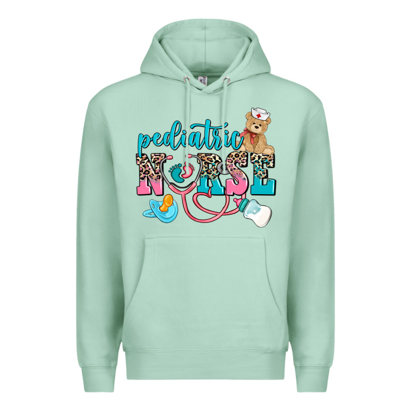 Pediatric Nurse Premium Hoodie by AdoDesignShop | Teevron