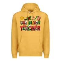 One Merry Teacher Premium Hoodie | Teevron
