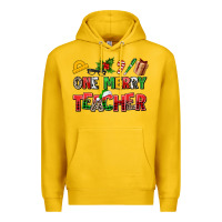 Lemon one merry teacher Premium Hoodie - AdoDesignShop