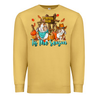 Antique Gold Tis The Season Premium Sweatshirt - RanaPortraitStore