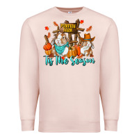 Pale Pink Tis The Season Premium Sweatshirt - RanaPortraitStore
