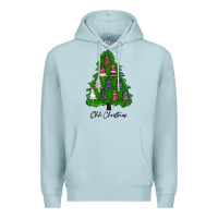 Blue Mist ohh Christmas trees Premium Hoodie - RanaPortraitStore