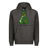 Charcoal Heather ohh Christmas trees Premium Hoodie - RanaPortraitStore