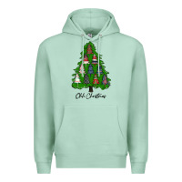 Seafoam ohh Christmas trees Premium Hoodie - RanaPortraitStore