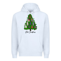 White ohh Christmas trees Premium Hoodie - RanaPortraitStore